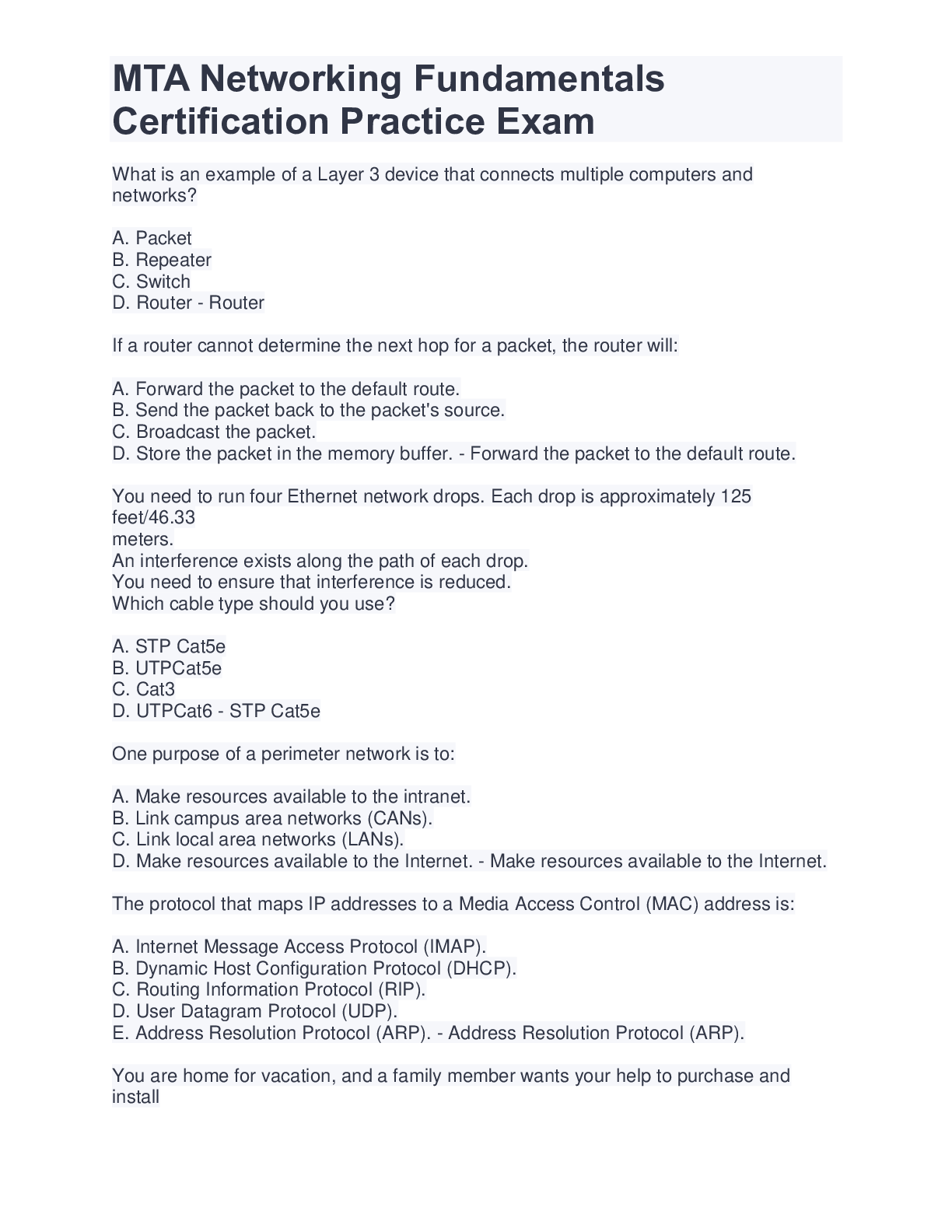 Bundle for MTA Tests Compilation - Browsegrades